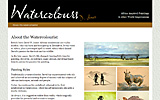 Watercolours by David Jones - front page
